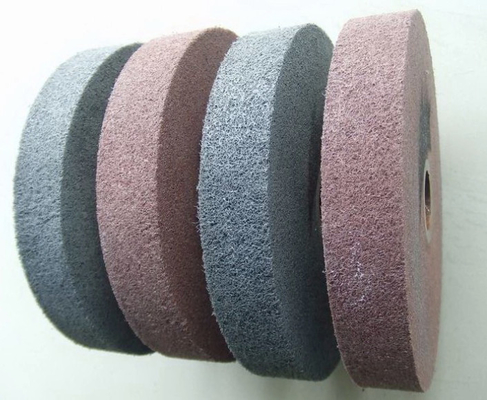 Không dệt dây Nylon Scotch Brite Bánh xe Convolute để khử cặn đánh bóng và hoàn thiện bề mặt